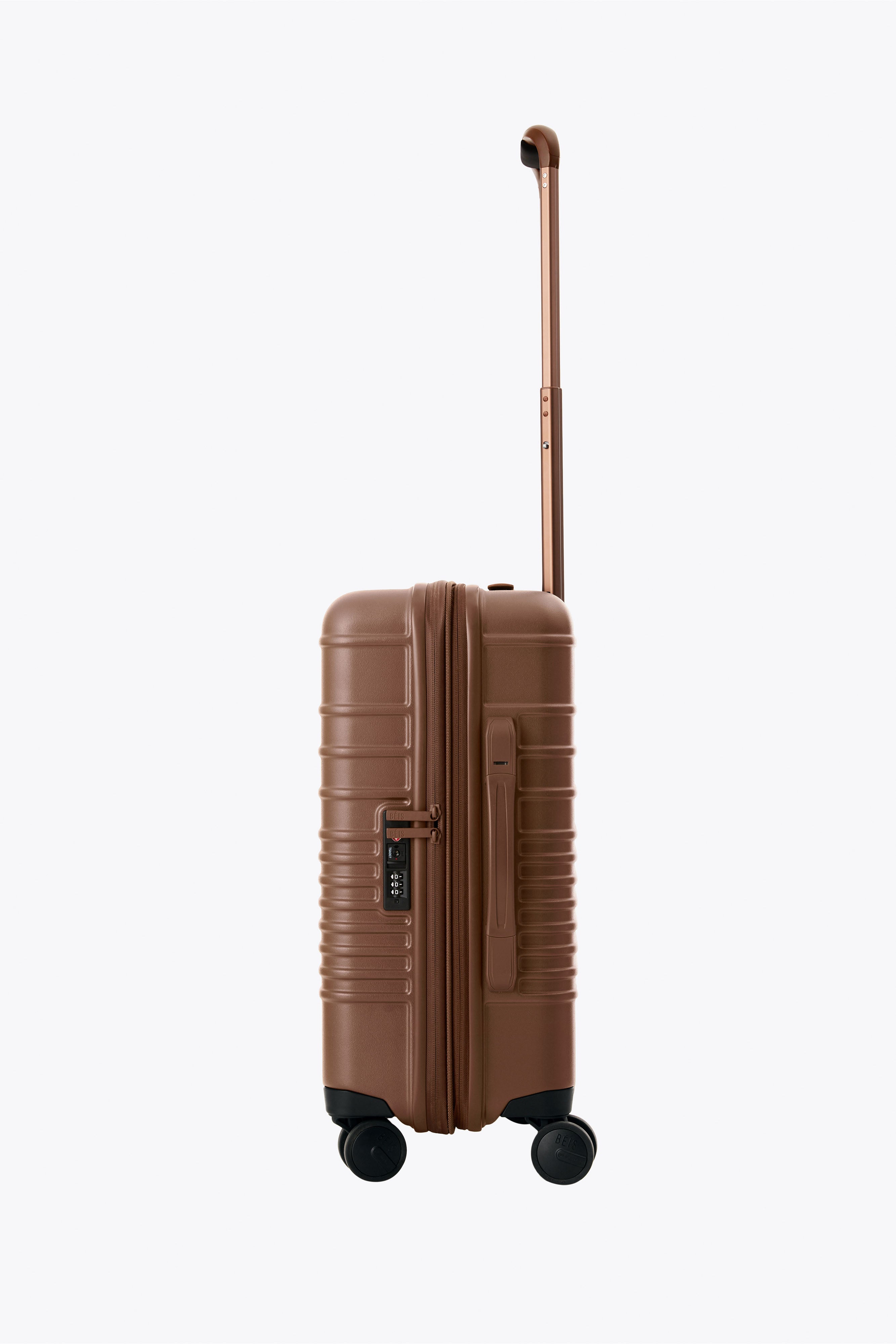 BÉIS 'The Carry-On Roller' in Maple - Brown Carry On Luggage