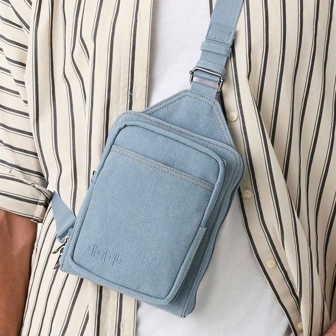 Gap x BÉIS The Sport Sling in Denim Blue