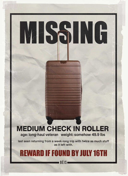 The Medium Check-In Roller in Maple