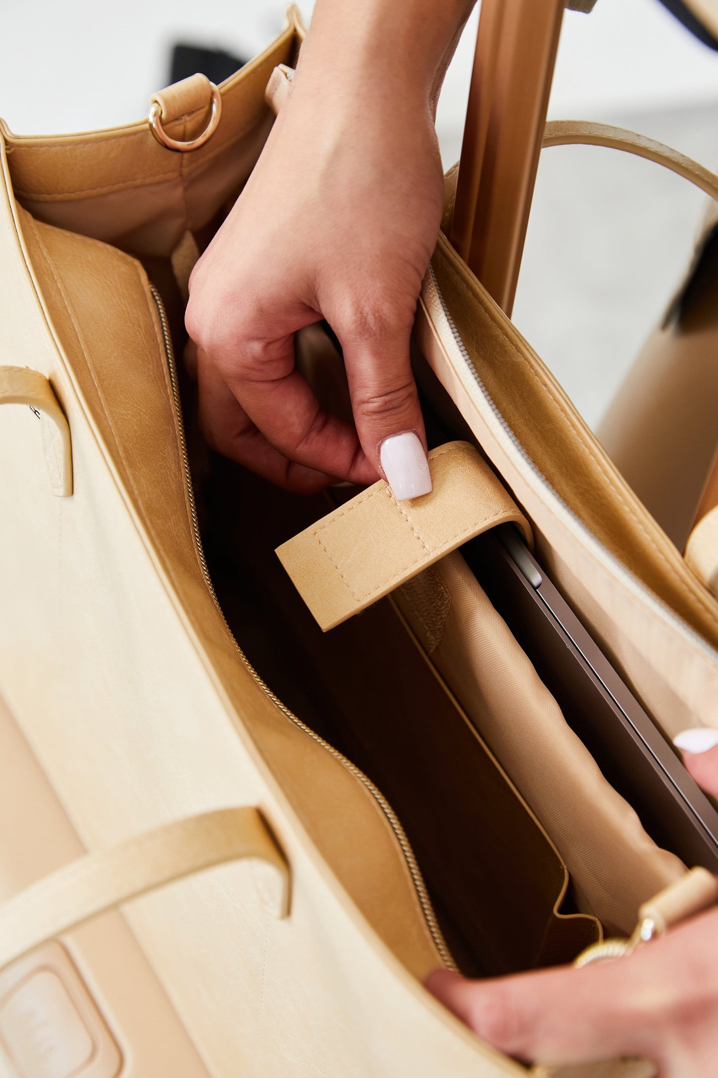 Resale The Work Tote in Beige