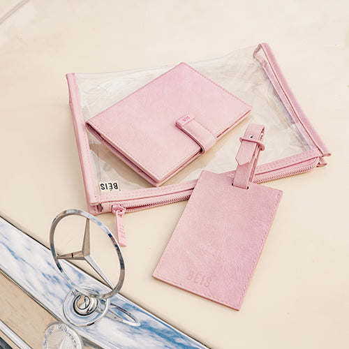 Resale The Passport & Luggage Tag Set in Atlas Pink