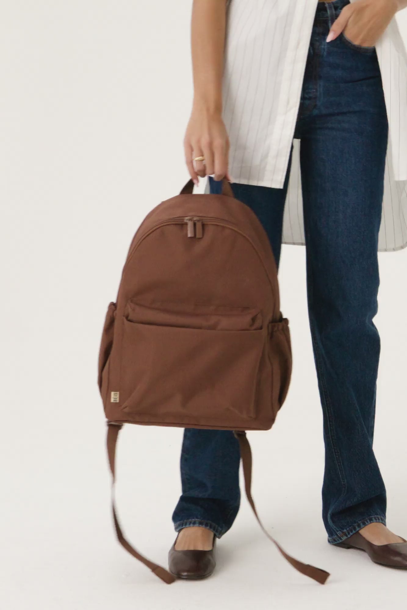 BÉIS 'The BÉISics Backpack' in Olive - Olive Green Laptop Backpack For ...