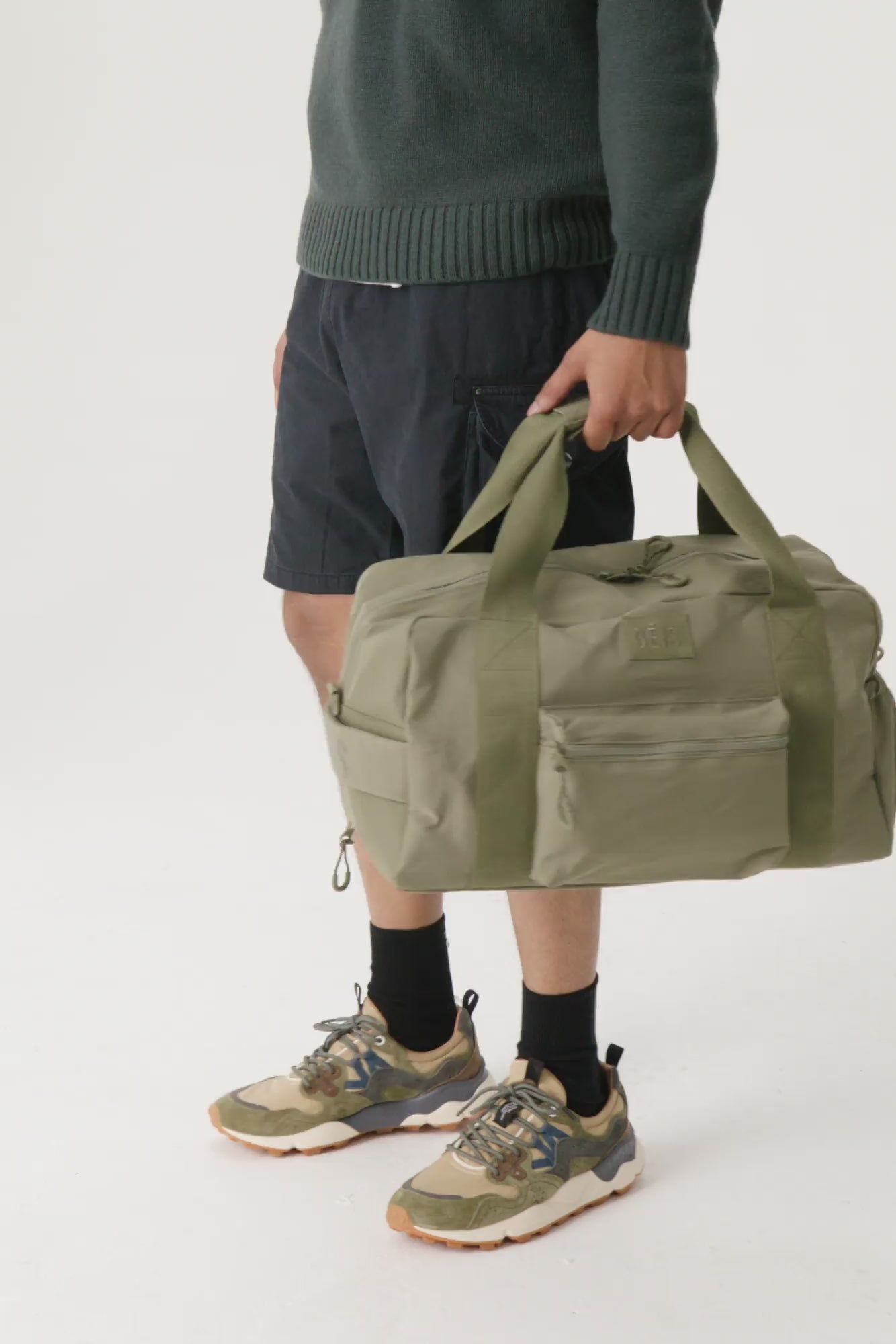 BÉIS 'The Sport Duffle Backpack' in Maple - Brown Sport Duffle Backpack ...