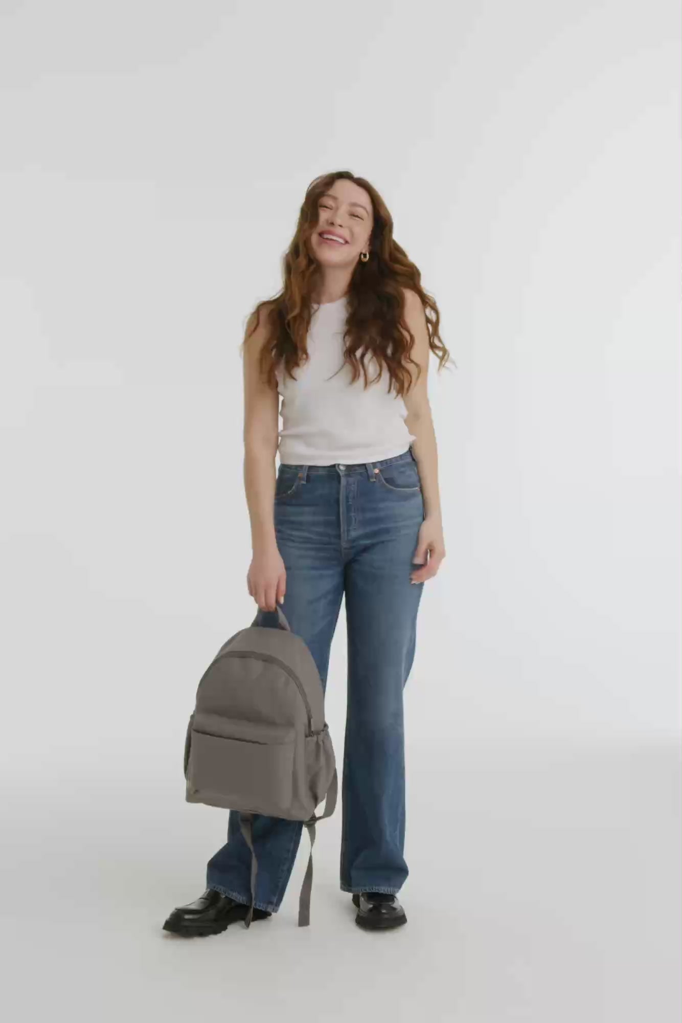 Macadam Luiheid scheepsbouw Béis 'The BEISICS Backpack' in Grey - Backpack For Work & Travel With  Laptop Sleeve in Grey