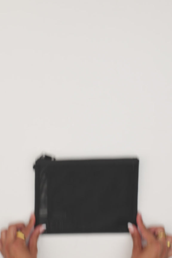 BÉIS 'The Mesh Pouch Duo' in Black - Mesh Travel Bags With Zippers For ...