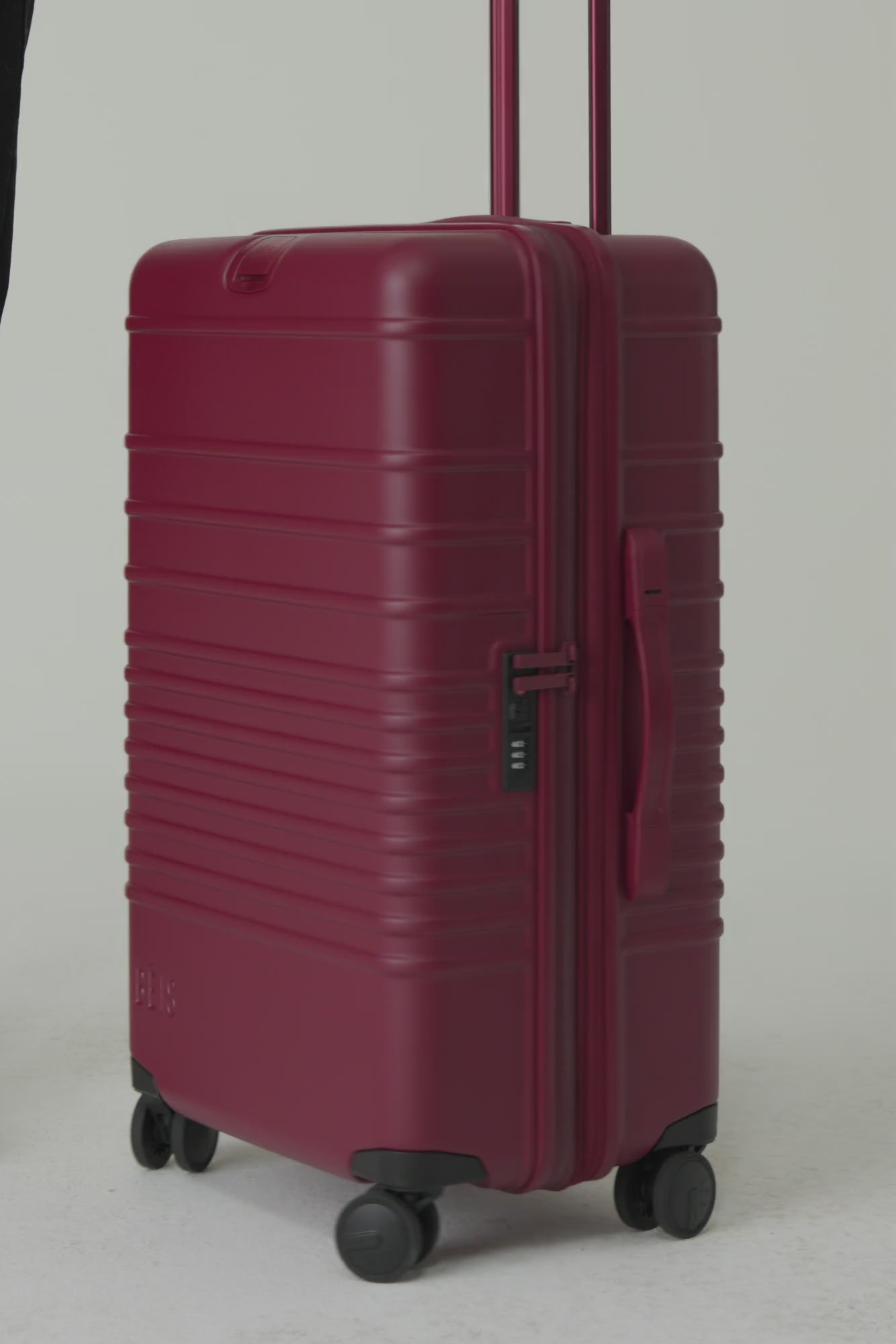 Resale The Medium Check-In Roller in Burgundy