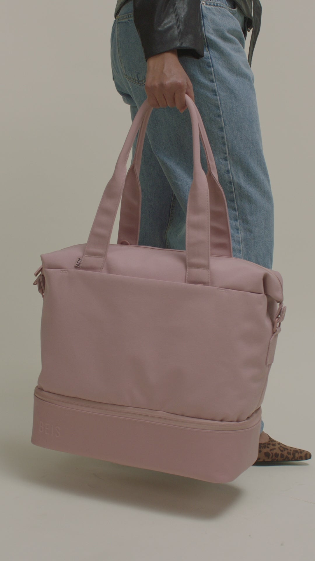 BÉIS 'The NEW Mini Weekender' in Atlas Pink - Mini Weekender