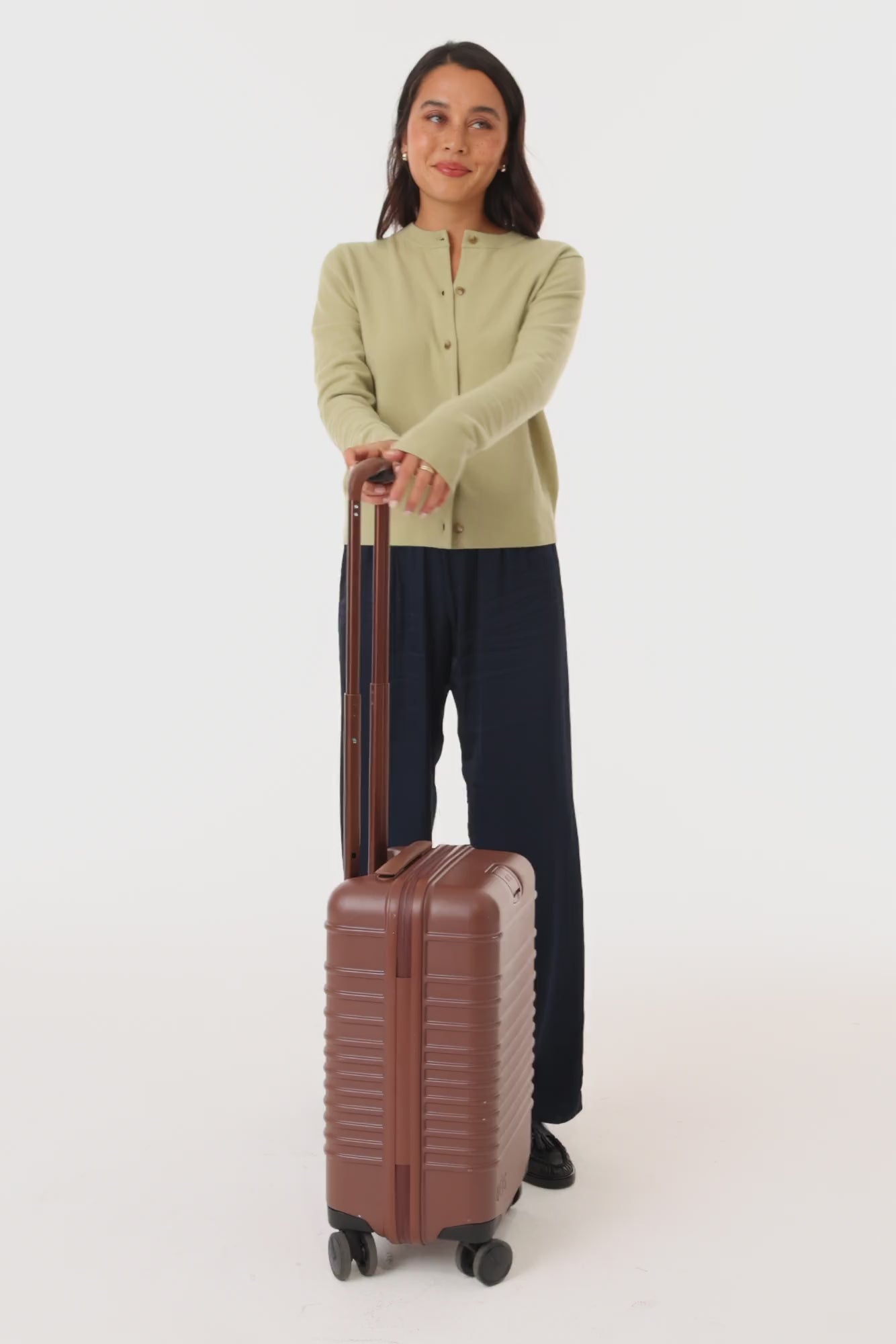 The Small Carry-On Roller in Maple