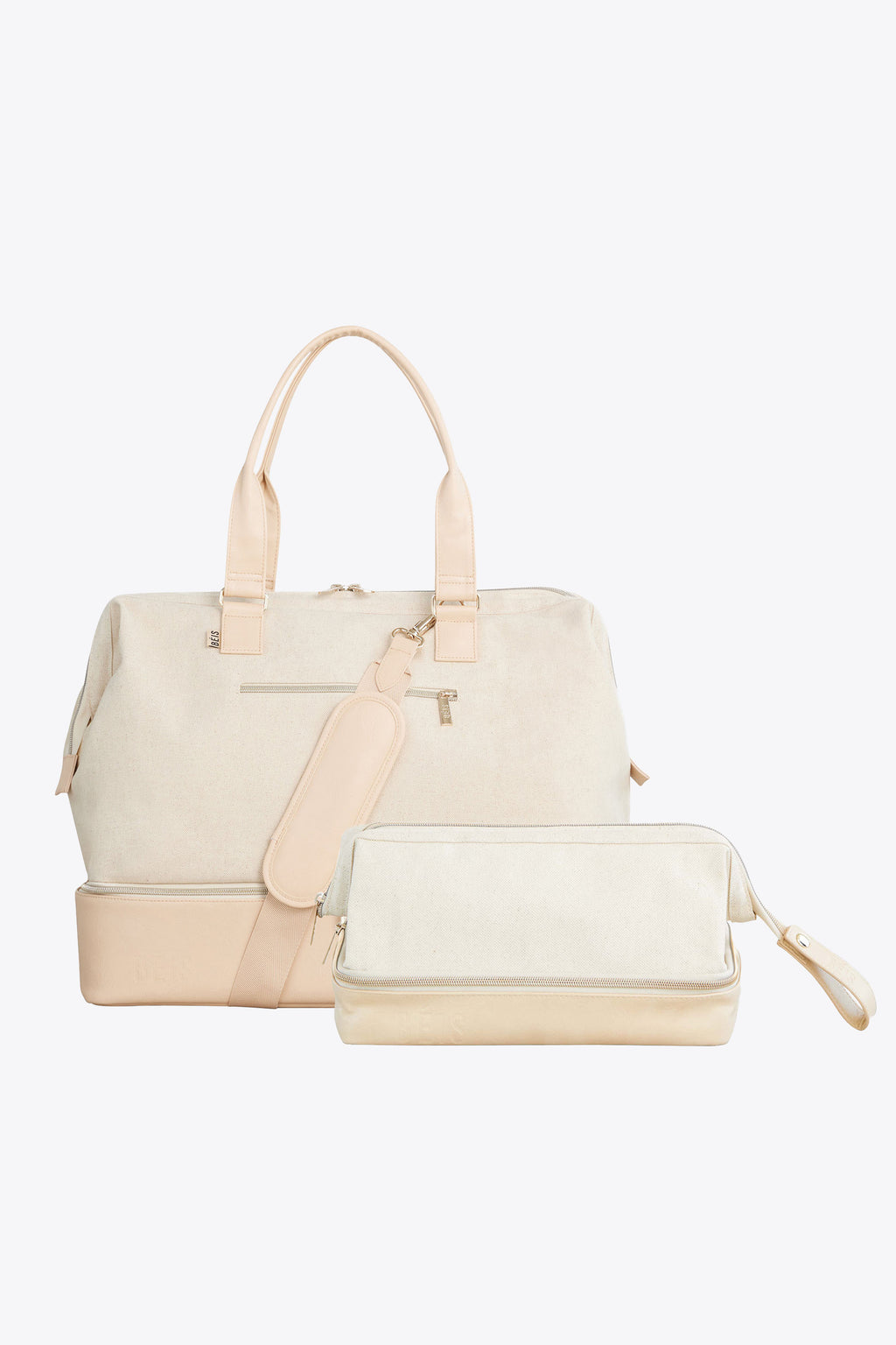 Bambi Tuptuś Disney Trousse de toilette de voyage beige et or 2pc Bambi Tuptuś Disney Trousse de toilette de voyage beige et or 2pc