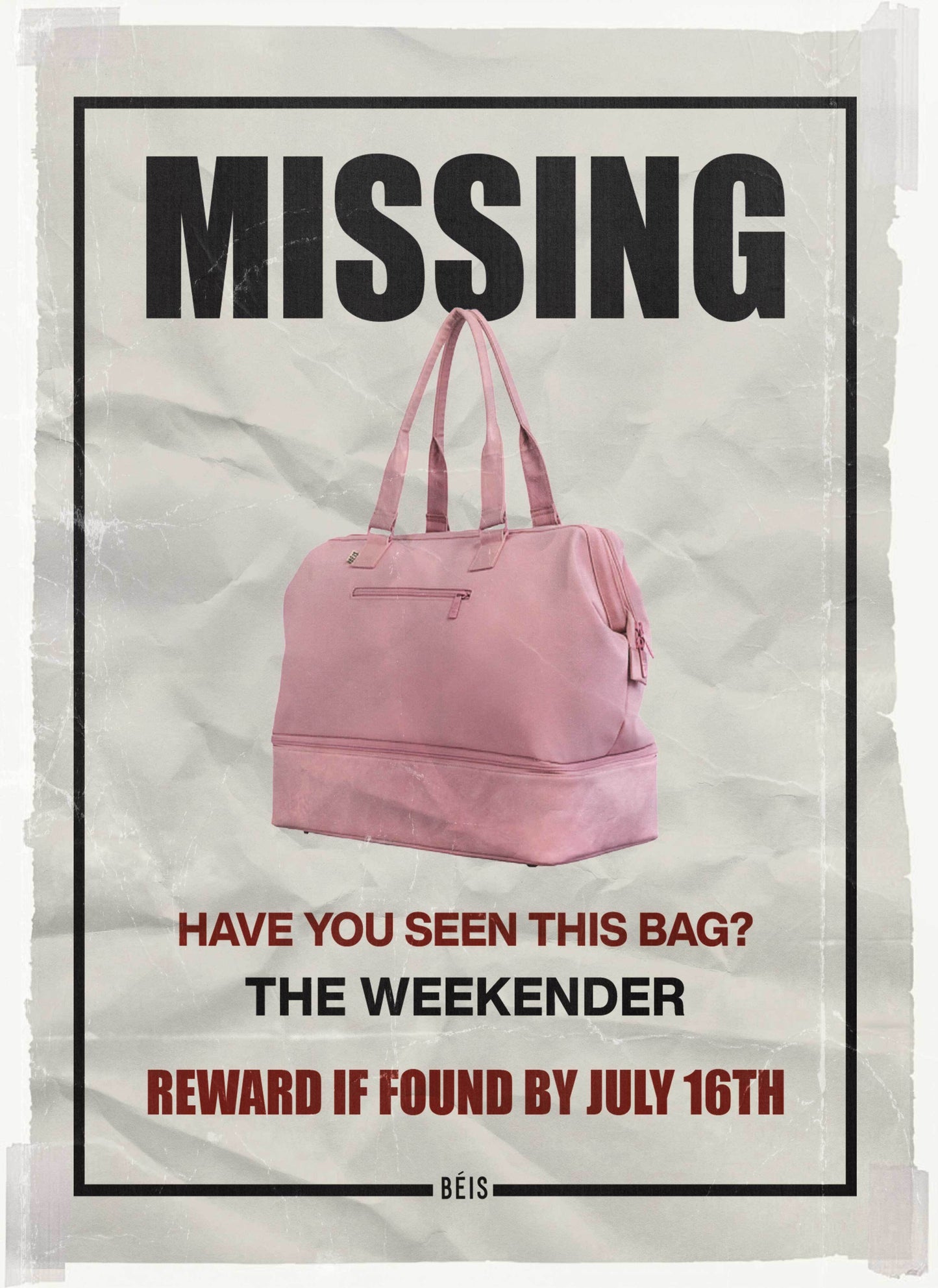 The Weekender in Atlas Pink