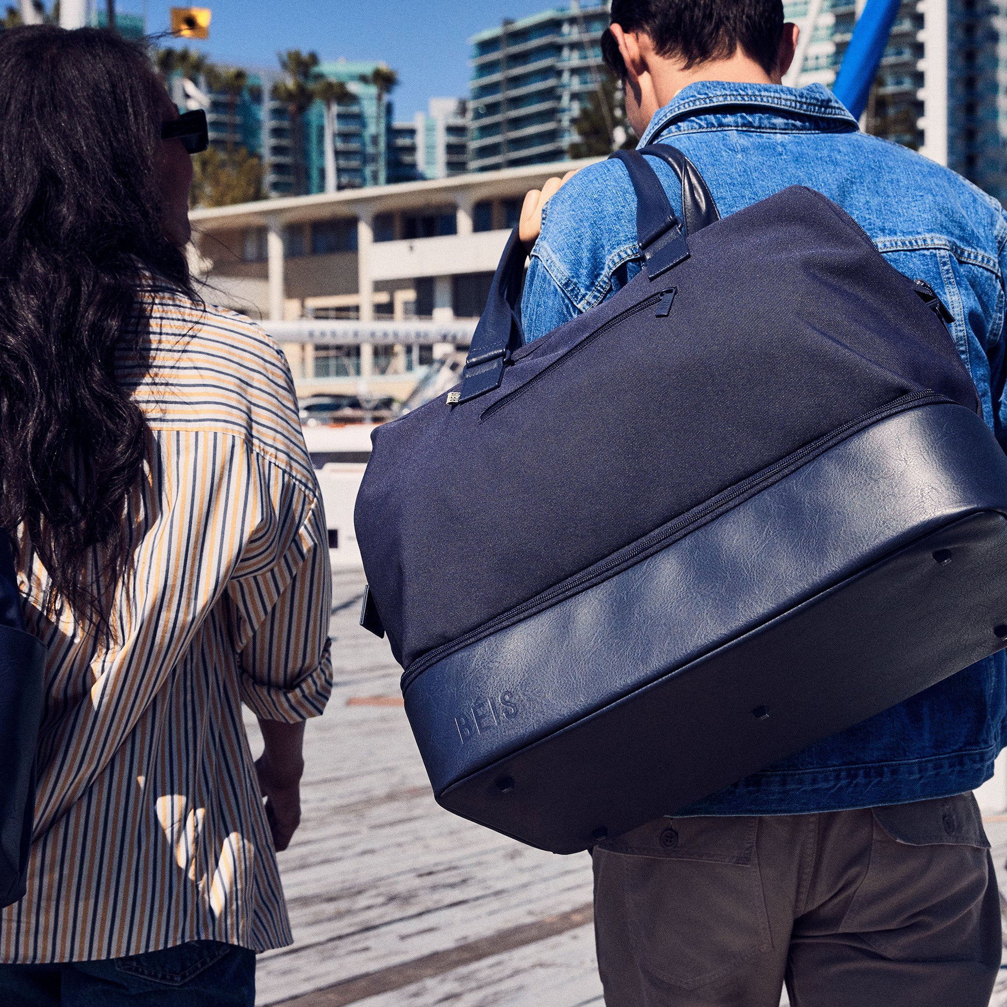 Weekend bag navy Clearance