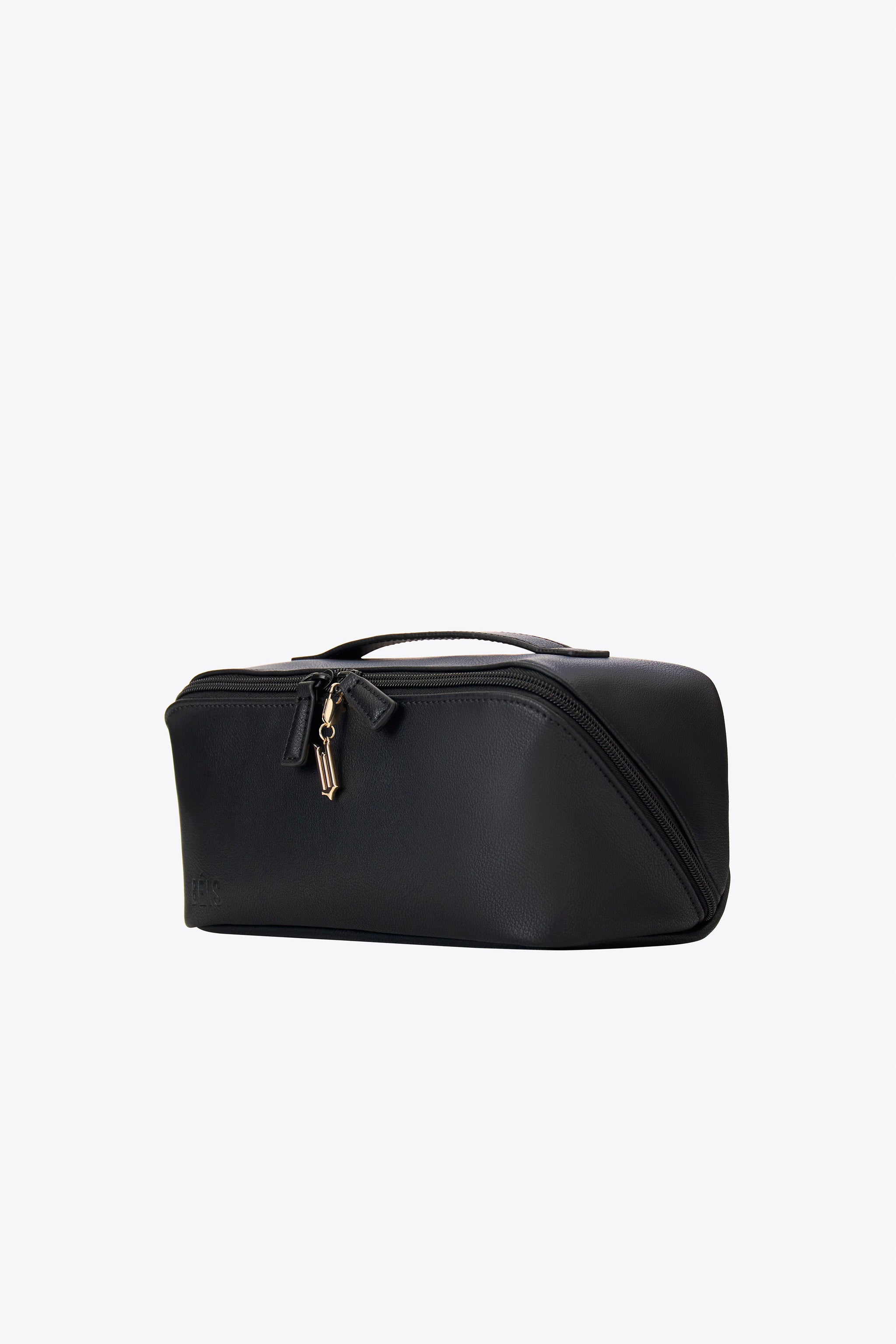 BÉIS 'The Wicked Toiletry Kit' in Black - Wide Opening Black Travel ...