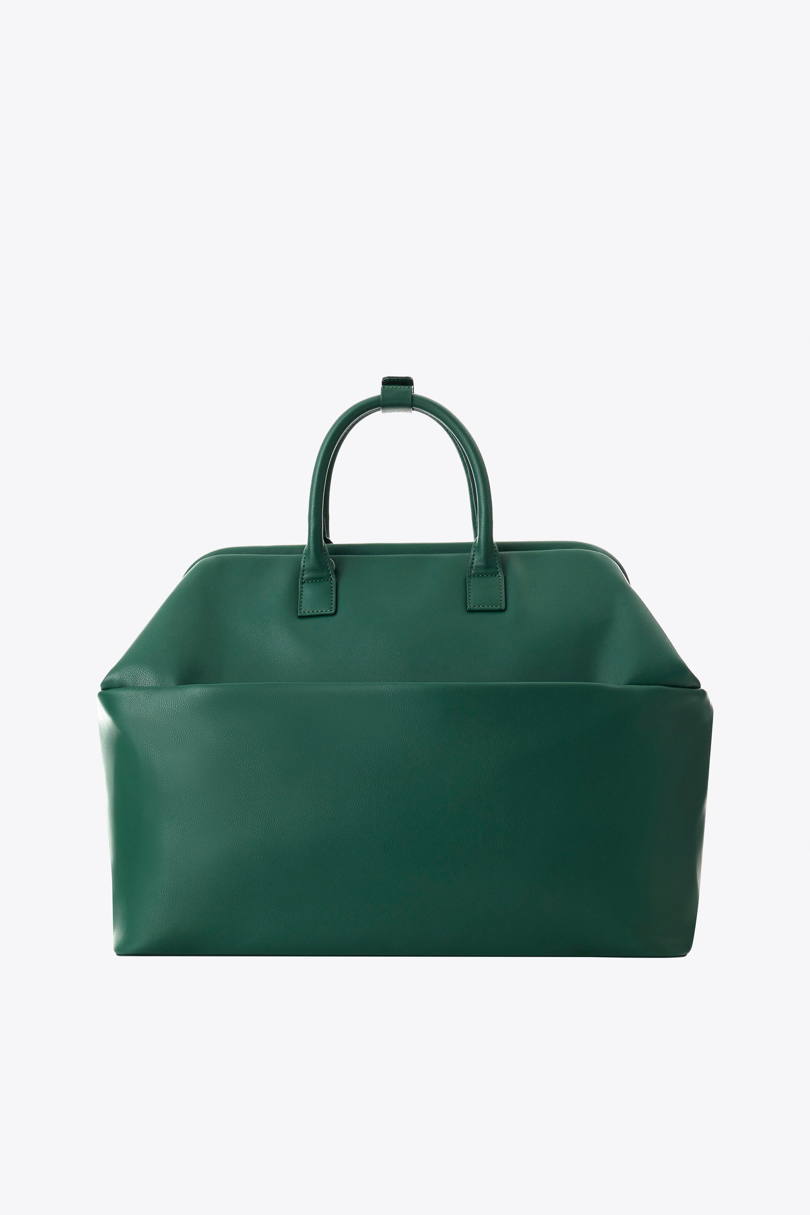 BÉIS 'The Wicked Weekender' in Wicked Green - Green Weekender Bag & Overnight Bag with Wide Opening