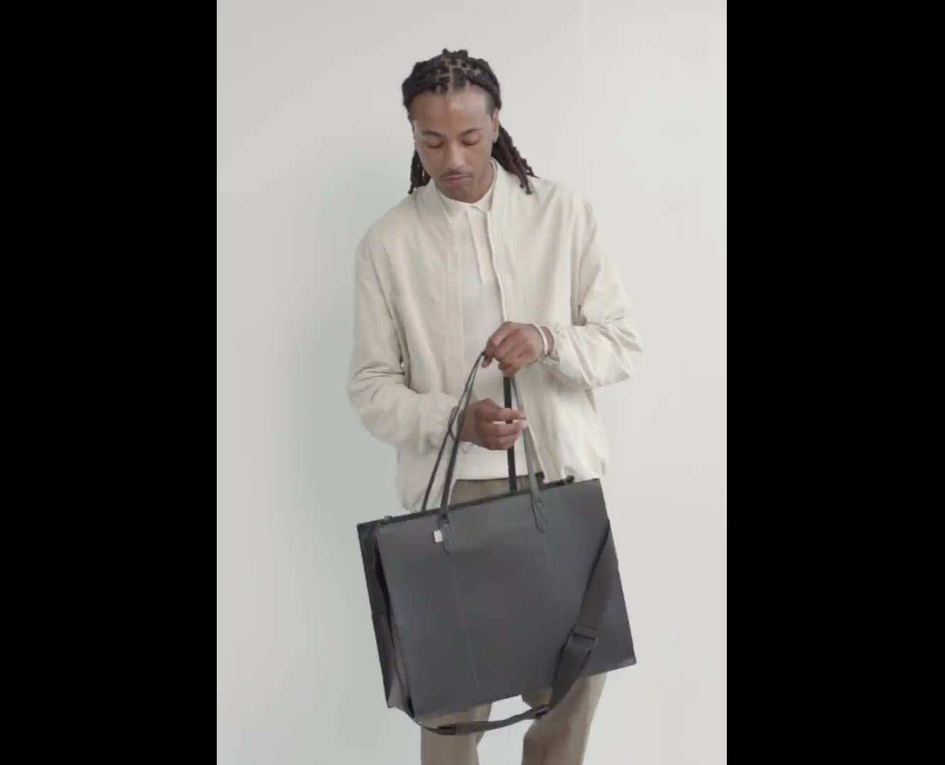 BÉIS 'The Work Tote' in Black - Work Bag For Women & Laptop Bag