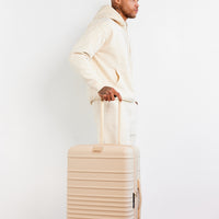 BÉIS 'The 26 Check-In Roller' in Beige - 26 Inch Rolling Luggage & Suitcase