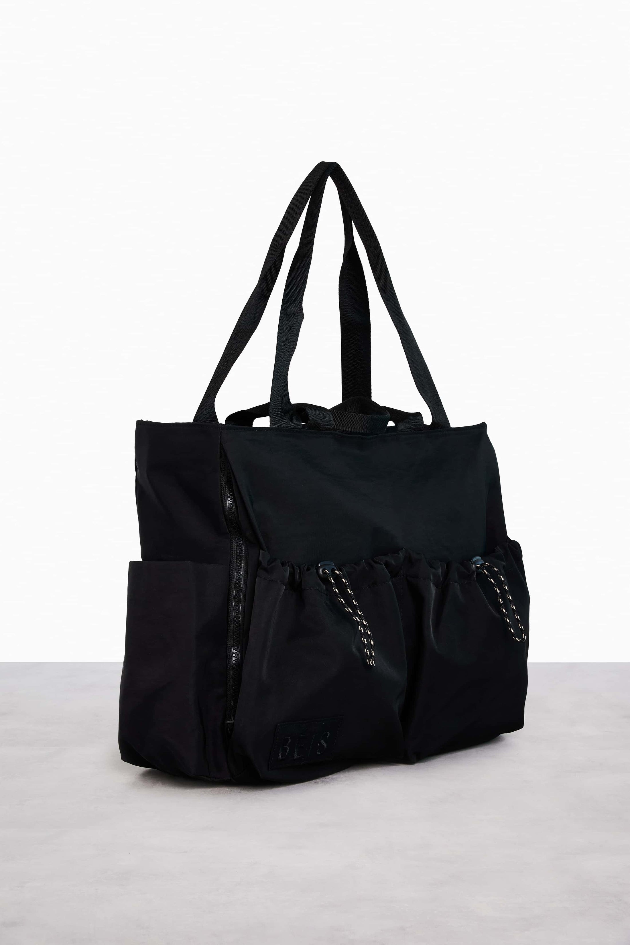 BÉIS 'The Sport Carryall' in Black - Chic Tennis Tote