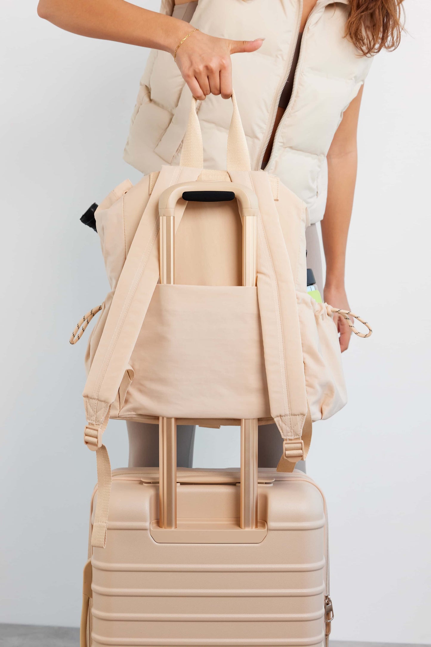 The Sport Backpack in Beige