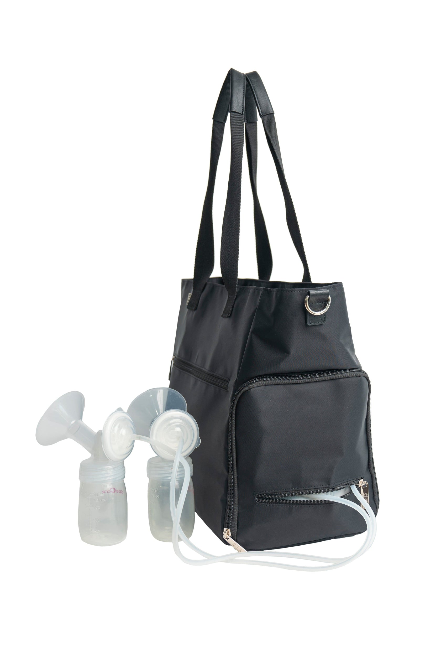 BÉIS 'The Pumping Bag' in Black Tote Bag For Nursing & Breast Pump Gear