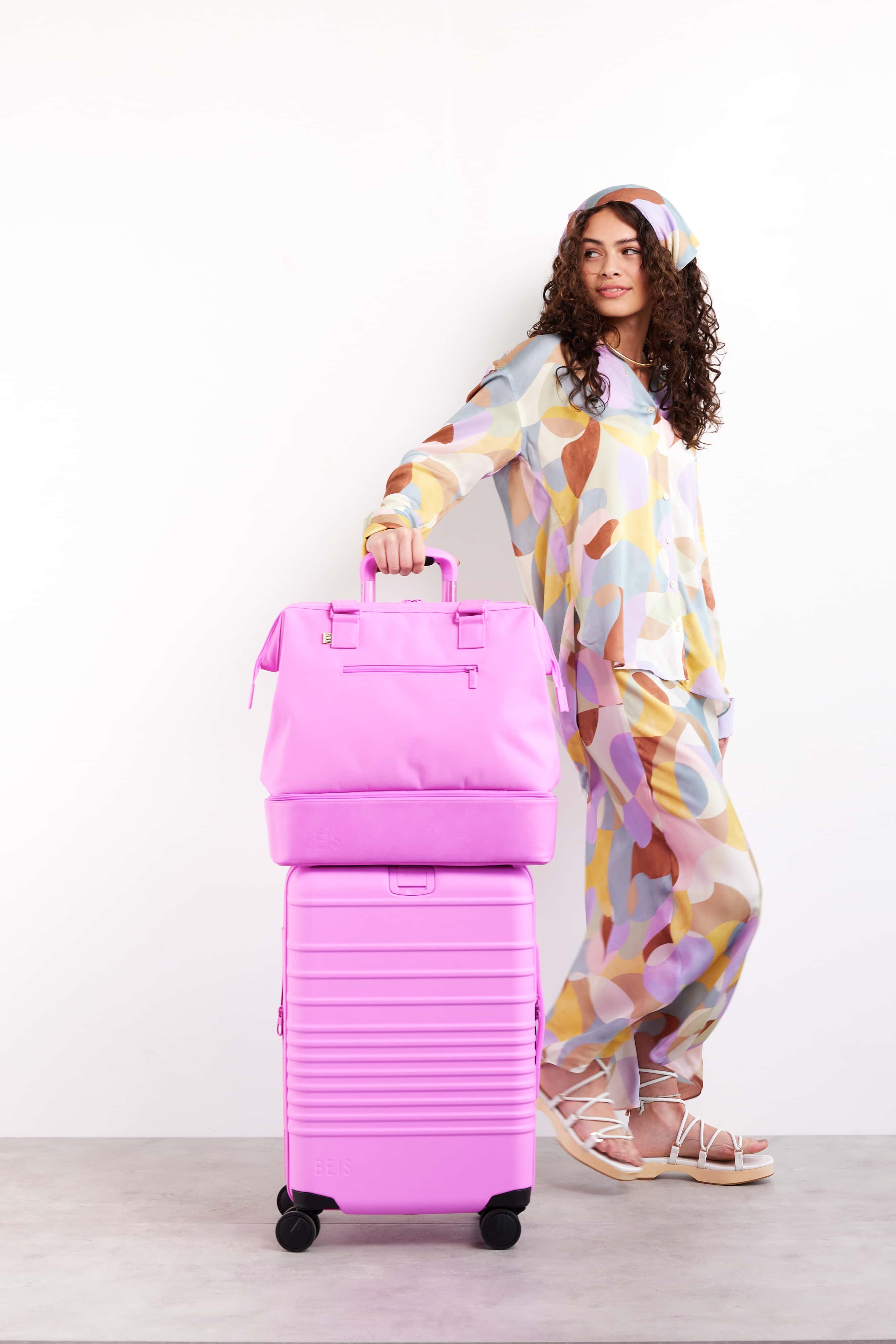 BÉIS launches collapsible luggage with Shay Mitchell
