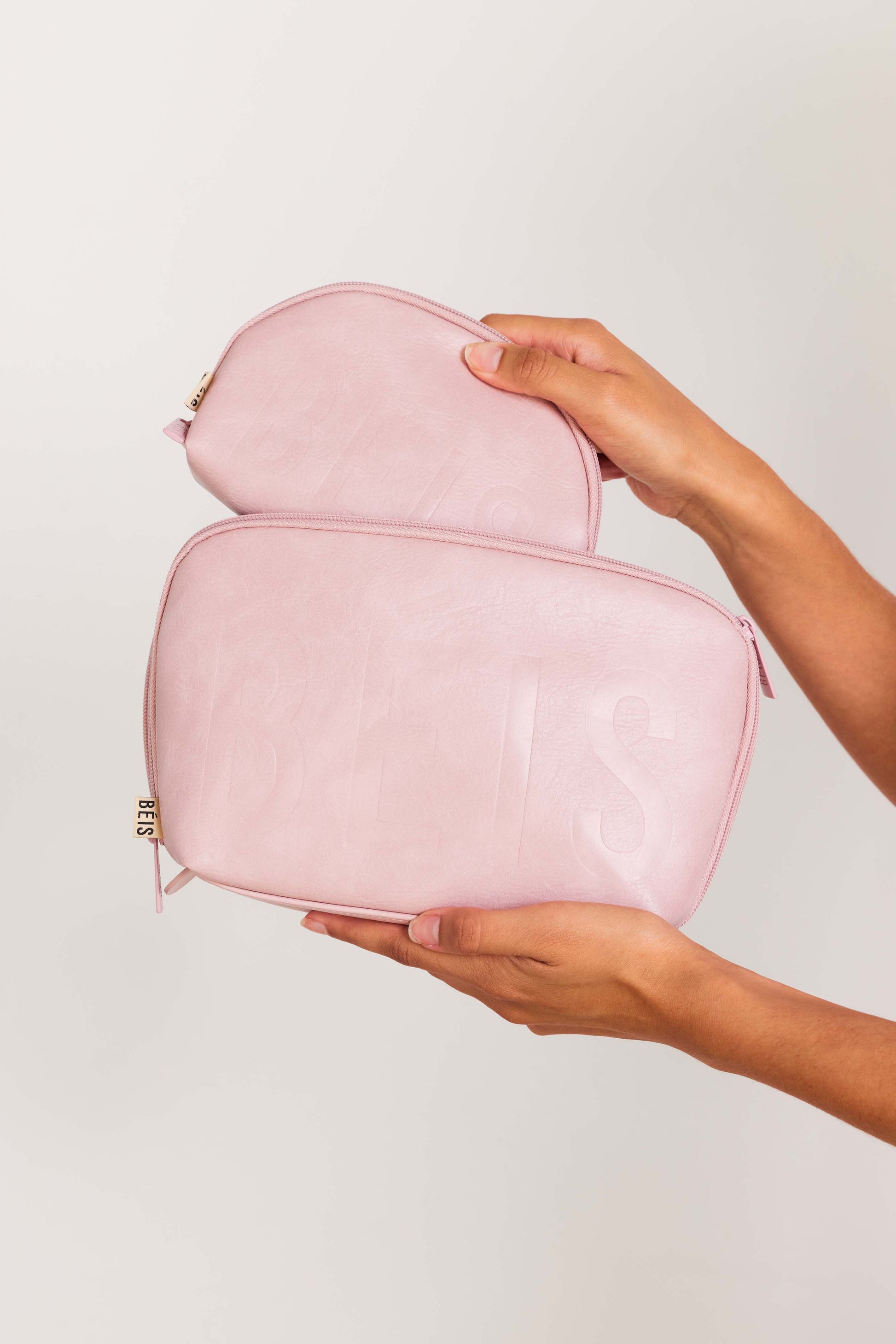 The Cosmetic Pouch Set in Pink