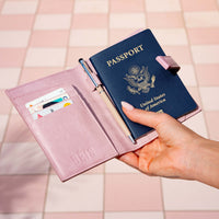 Baby Girl Pink Passport Holder & Luggage Tag Set – Bumbles & Boo
