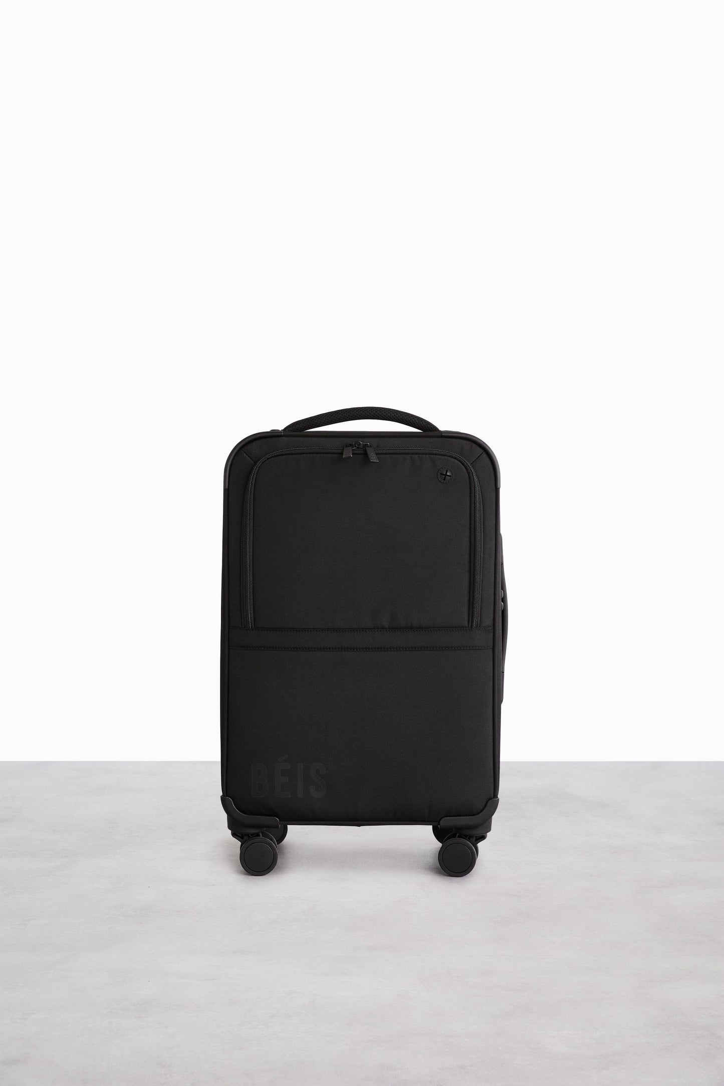 Soft-Sided Collapsible Carry-On Roller in Black