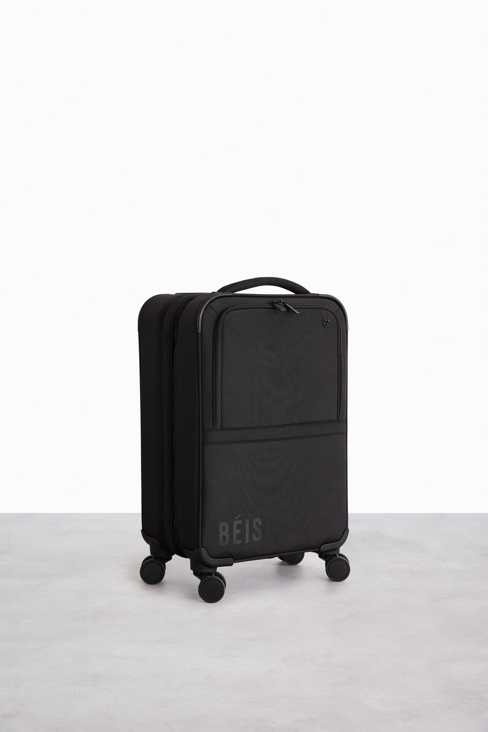 BÉIS 'The Soft Sided Collapsible CarryOn Roller' in Black 21
