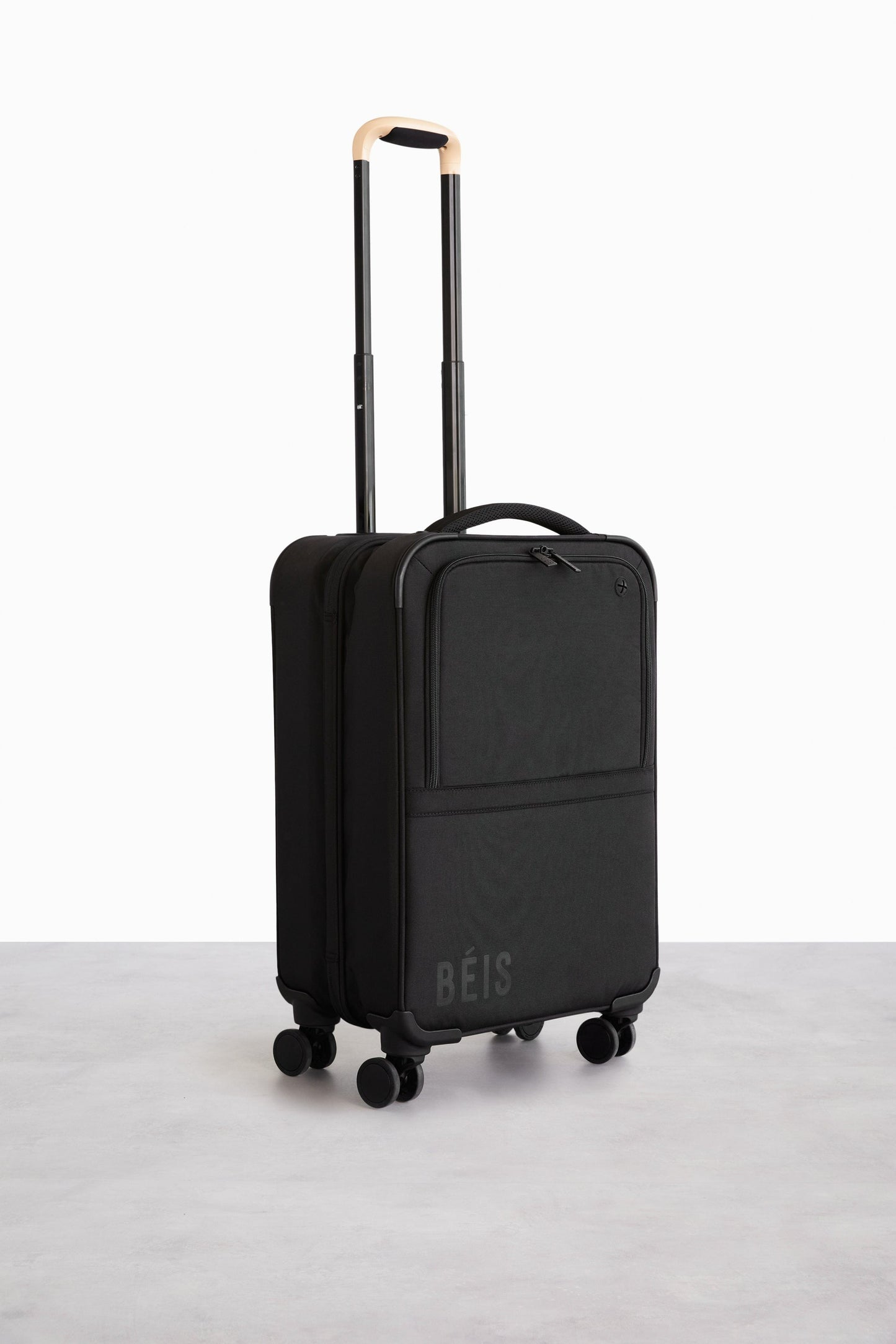 Soft-Sided Collapsible Carry-On Roller in Black