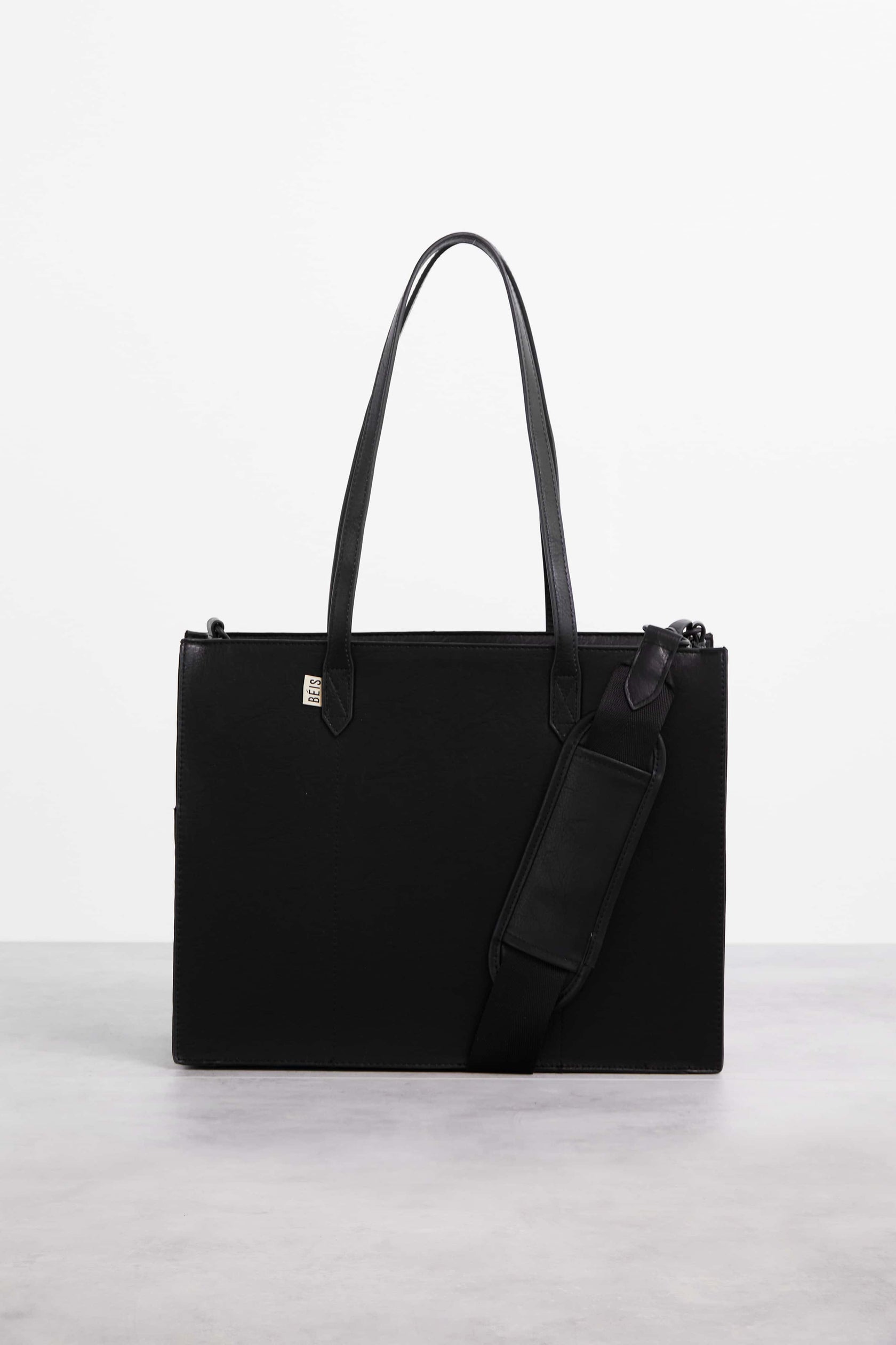 BÉIS 'The Work Tote' in Black Work Bag For Women & Laptop Bag