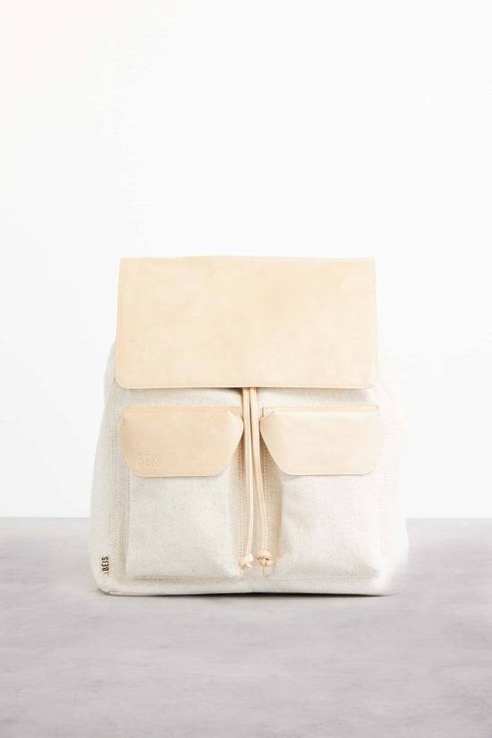 Rucksack in Beige Front