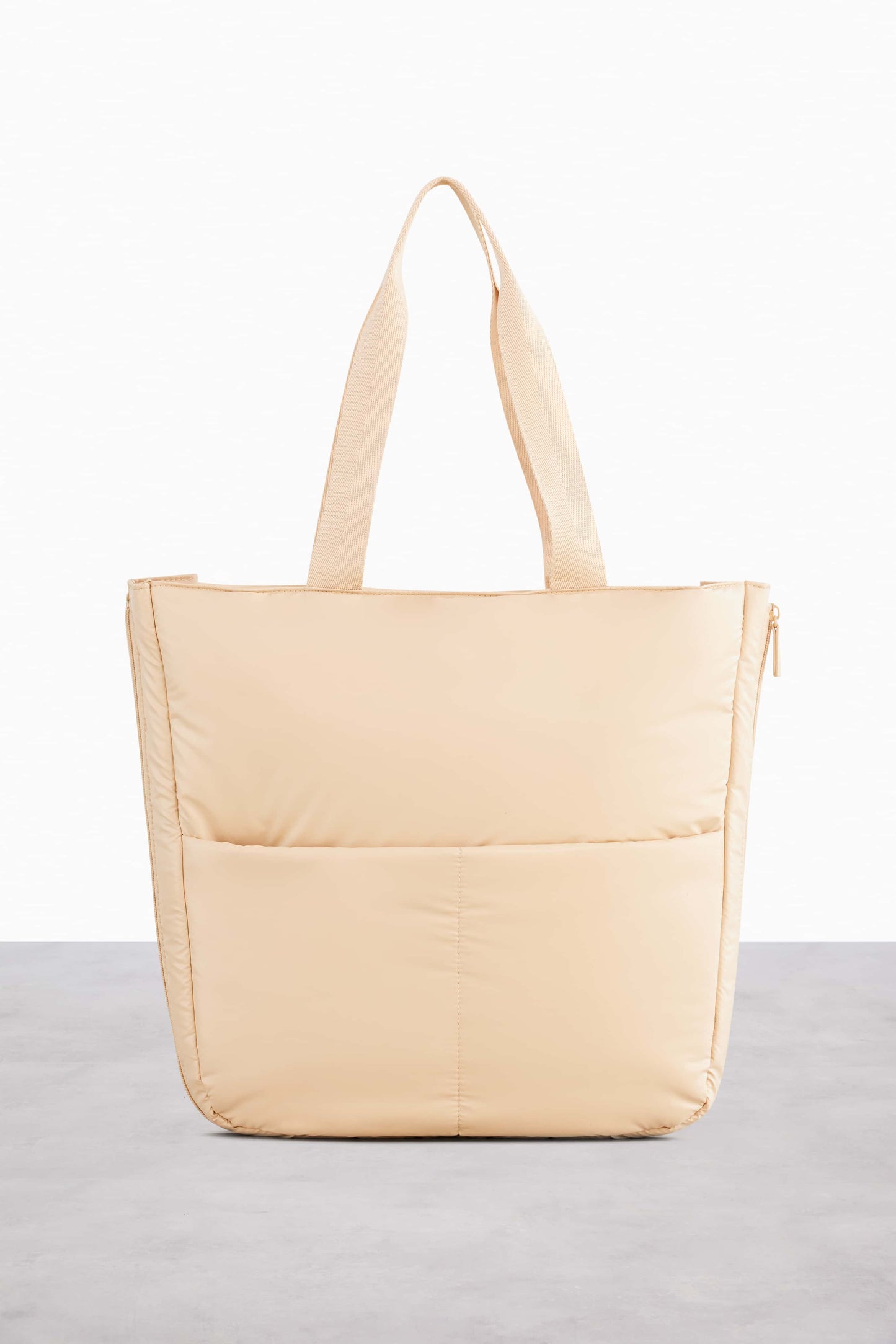 The Expandable Tote in Beige