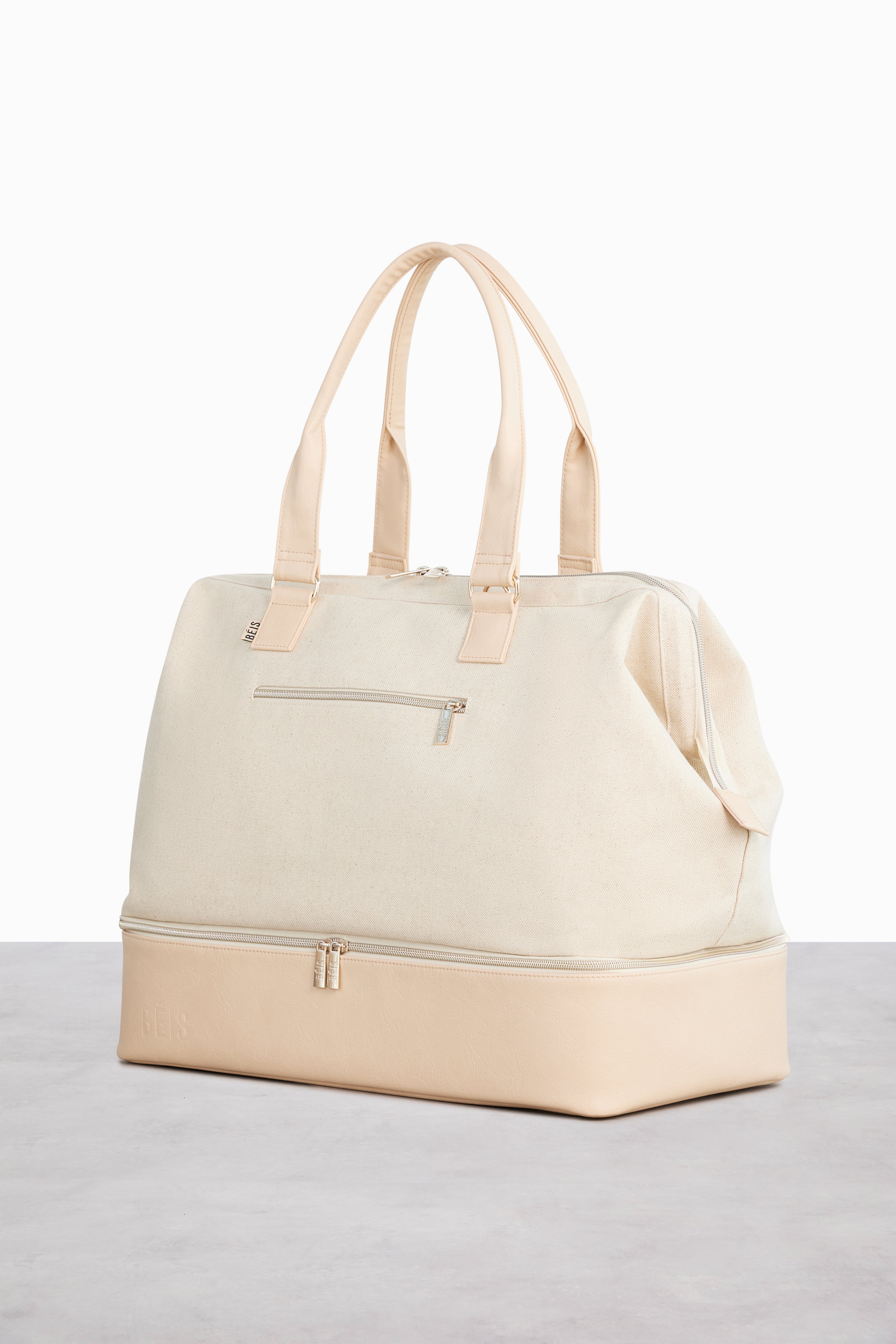 BÉIS 'The Weekender' in Beige - Beige Travel Bag & Overnight Bags