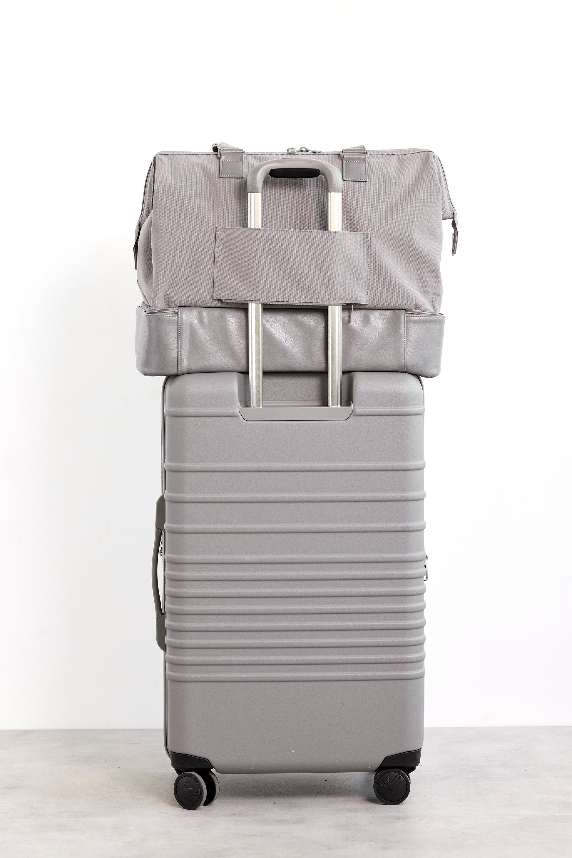 Beis weekend travel bag in grey Clearance