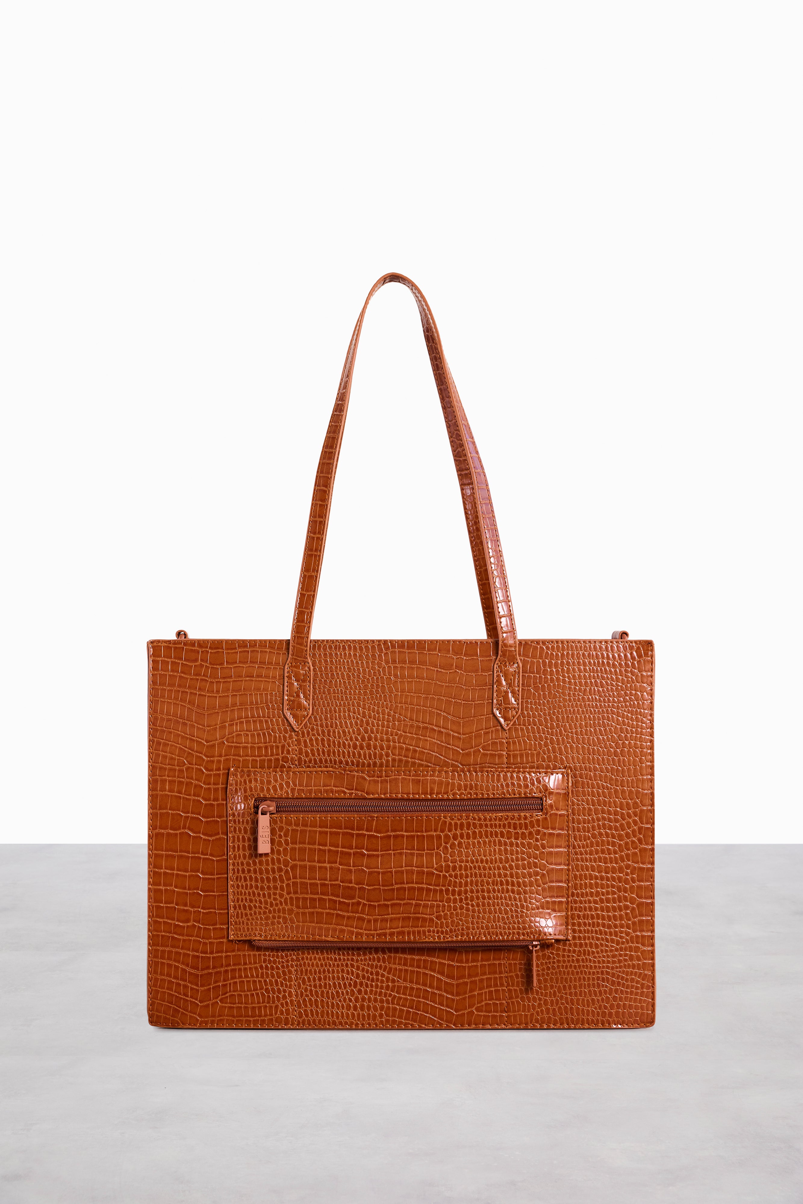 Source High Quality Custom Luxury Pu Leather Bag Crocodile Grain