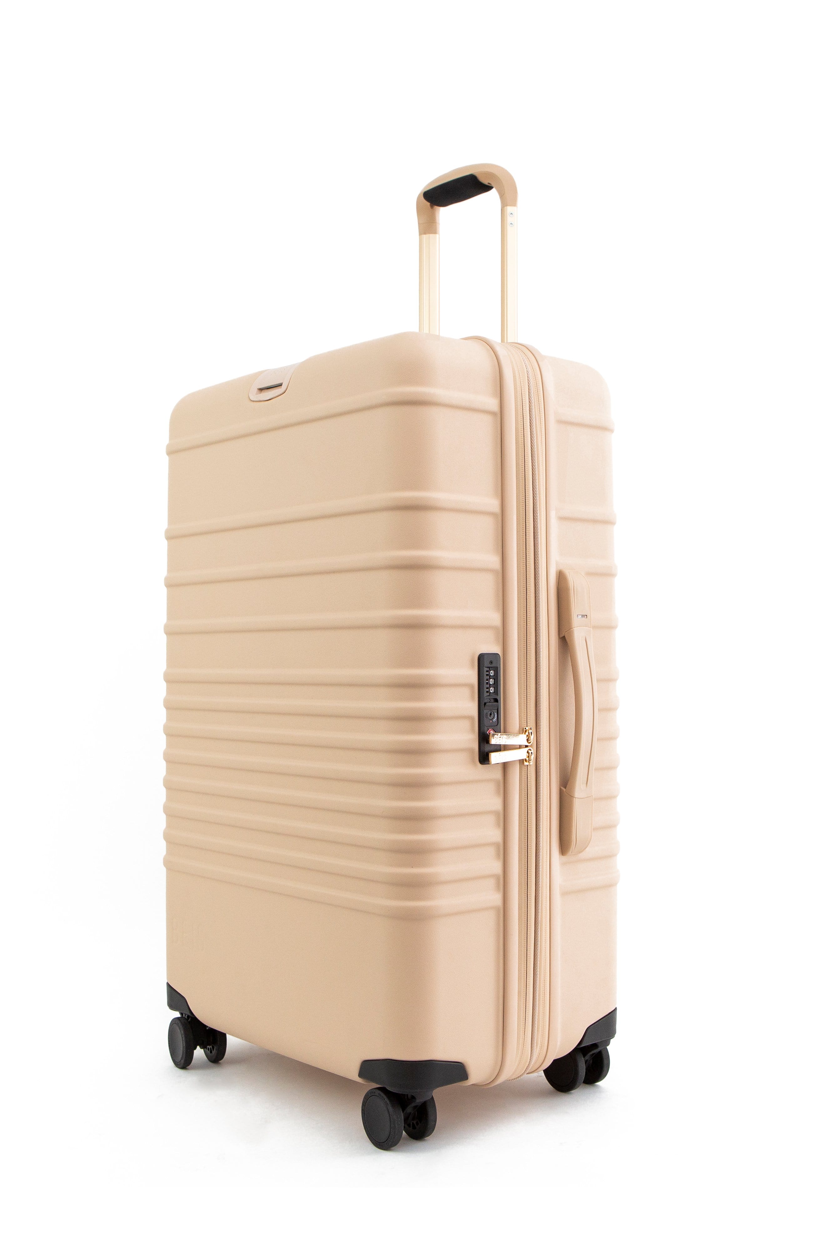 The Large Check-In Roller in Beige