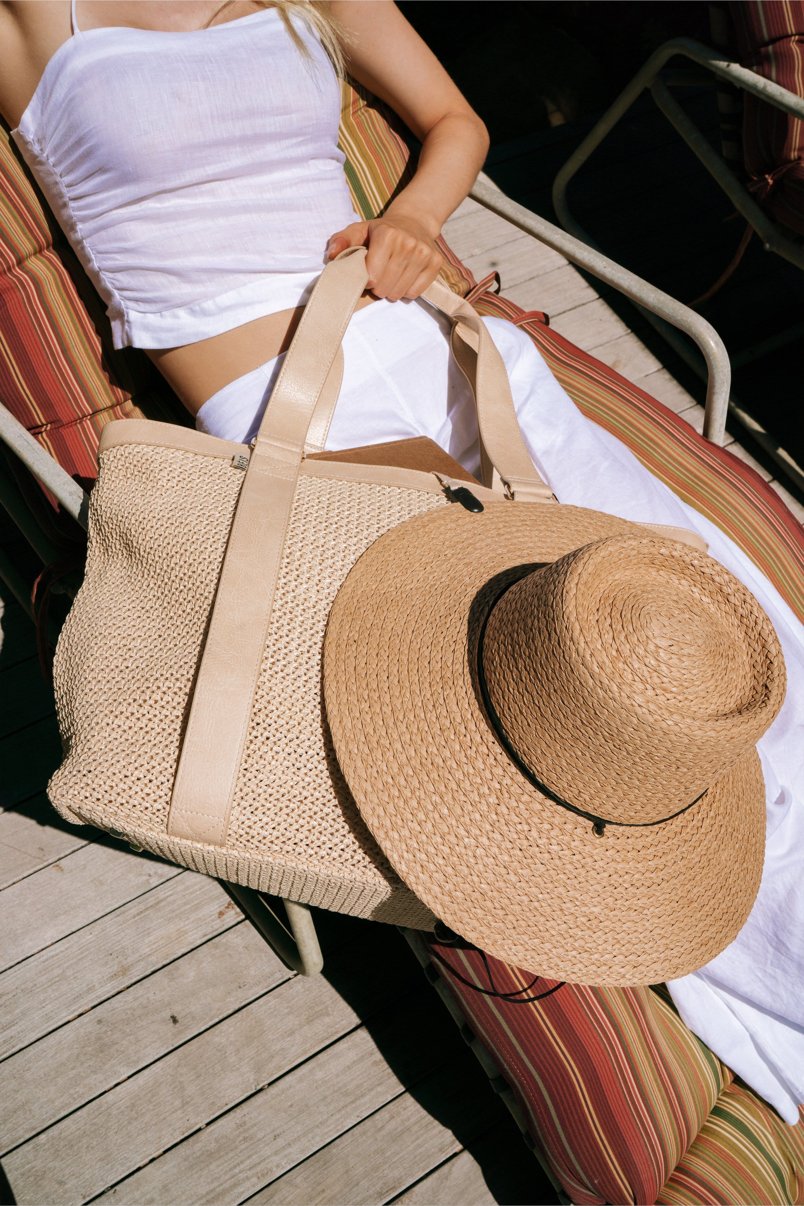 The Naturals Tote in Beige